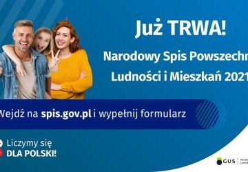 Trwa Narodowy Spis Powszchny Ludności i Mieszkań 2021!