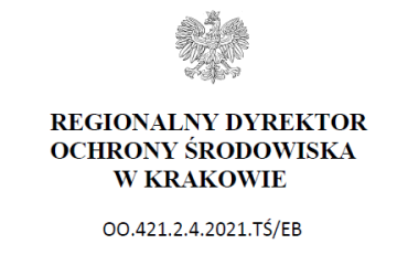 Obwieszczenie Regionalnego Dyrektora Ochrony Środowiska w Krakowie