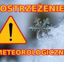OSTRZEŻENIE METEOROLOGICZNE II STOPNIA !