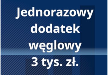 Można już składać wnioski o wypłatę dodatku węglowego