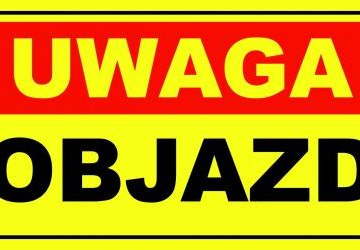 Objazd DK75 na górze św. Justa