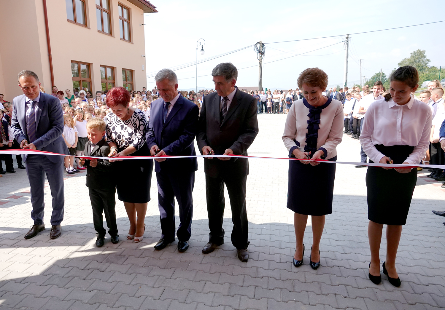 Uroczyste otwarcie Szkoły Podstawowej w Rąbkowej
