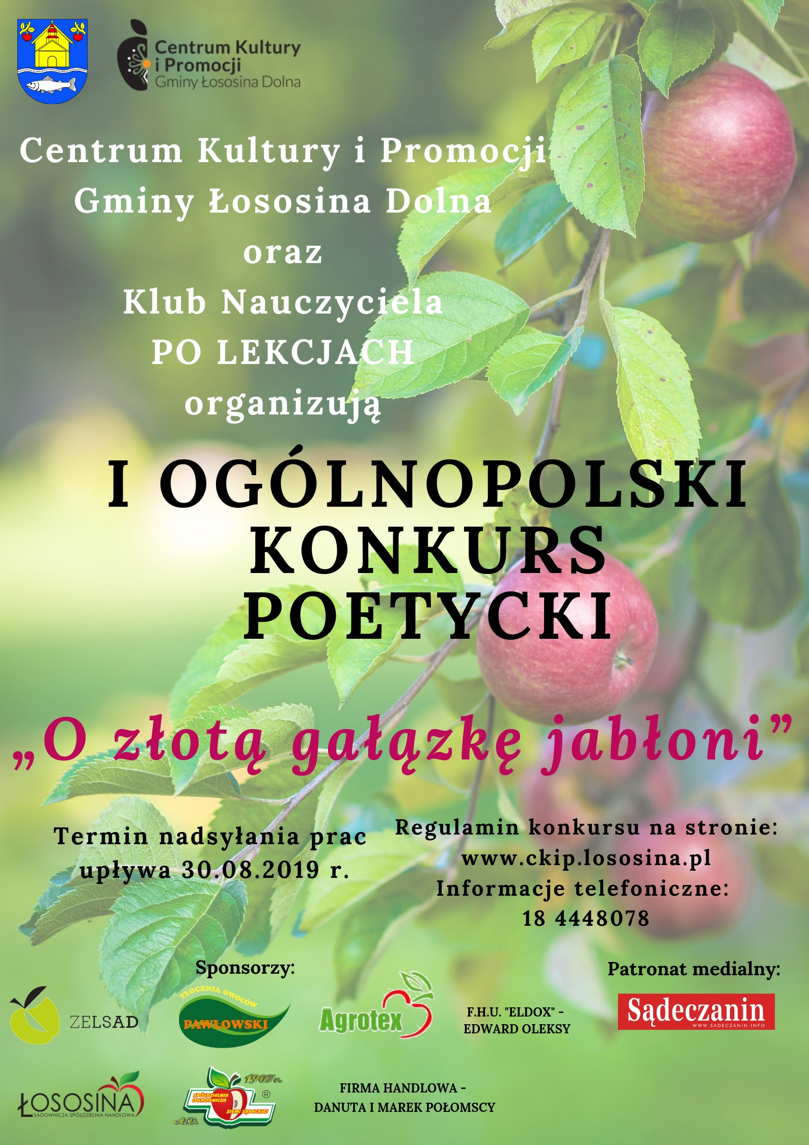 Ogólnopolski Konkurs Poetycki o „Złotą gałązkę jabłoni”