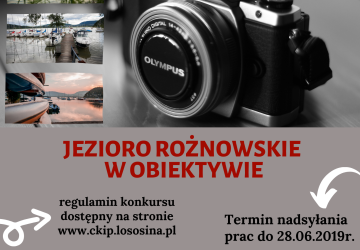 Konkurs fotograficzny pt. „JEZIORO ROŻNOWSKIE W OBIEKTYWIE”