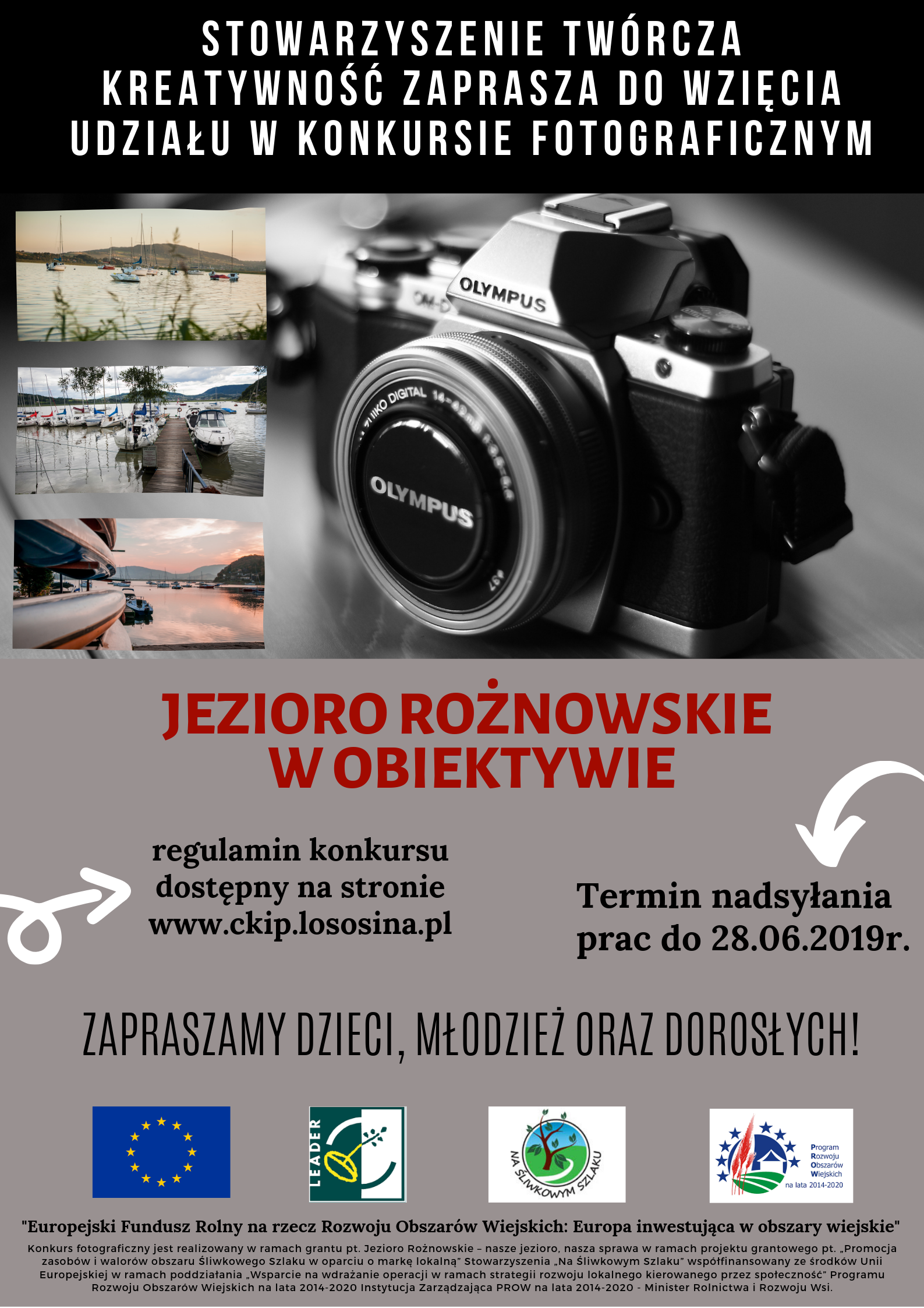 Konkurs fotograficzny pt. „JEZIORO ROŻNOWSKIE W OBIEKTYWIE”