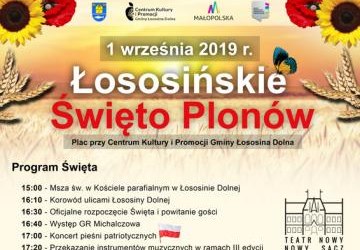 Zapraszamy na Łososińskie Święto Plonów