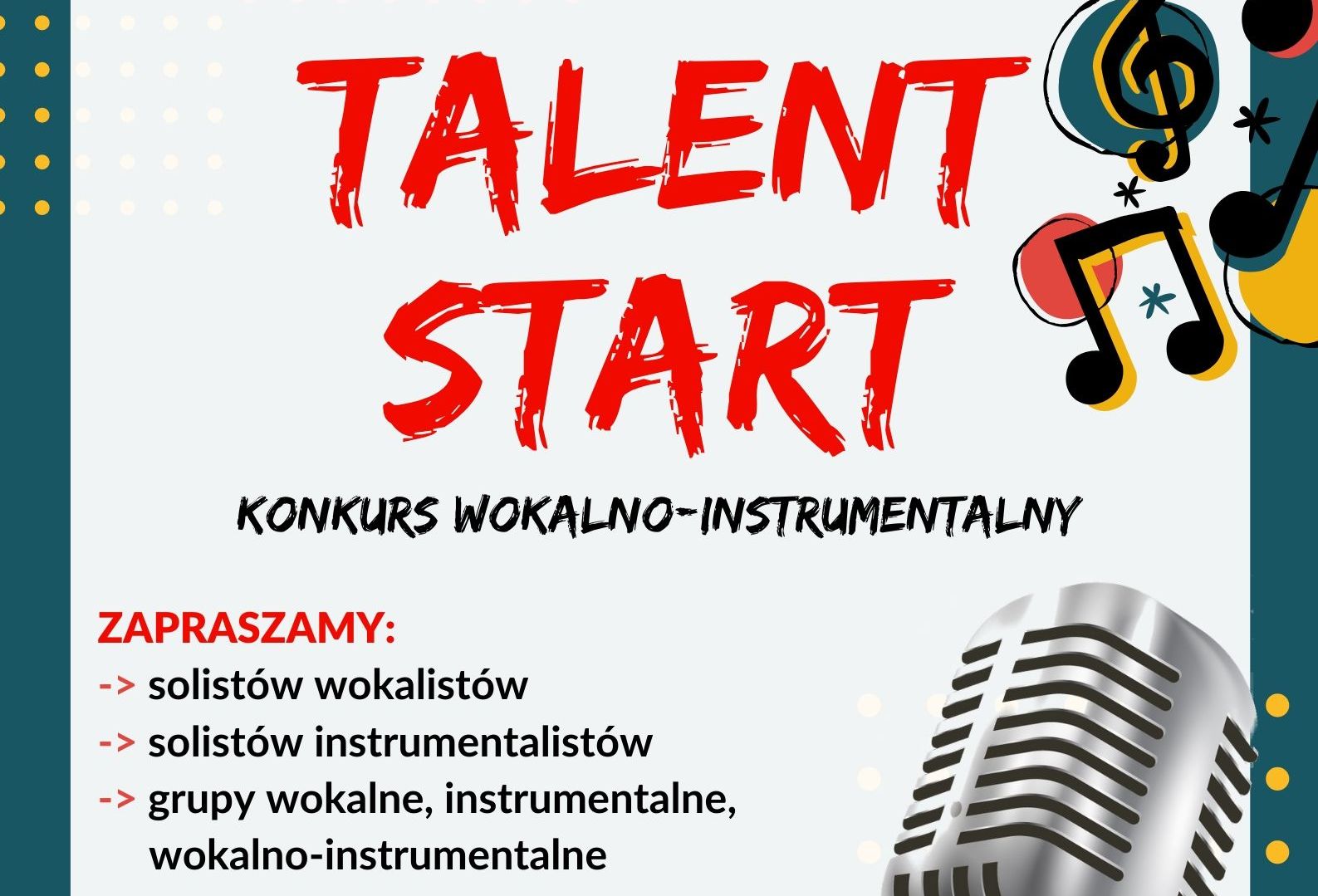 Konkurs wokalno-instrumentalny Talent Start
