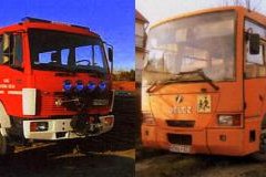 Nowy PRZETARG i kolejna szansa na kupno samochodu strażackiego Mercedes-Benz oraz autobusu szkolnego marki Jelcz.