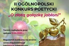 II Ogólnopolski Konkurs Poetycki „O złotą gałązkę jabłoni”