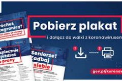 Podstawowe zasady bezpieczeństwa w walce z koronawirusem - PLAKAT