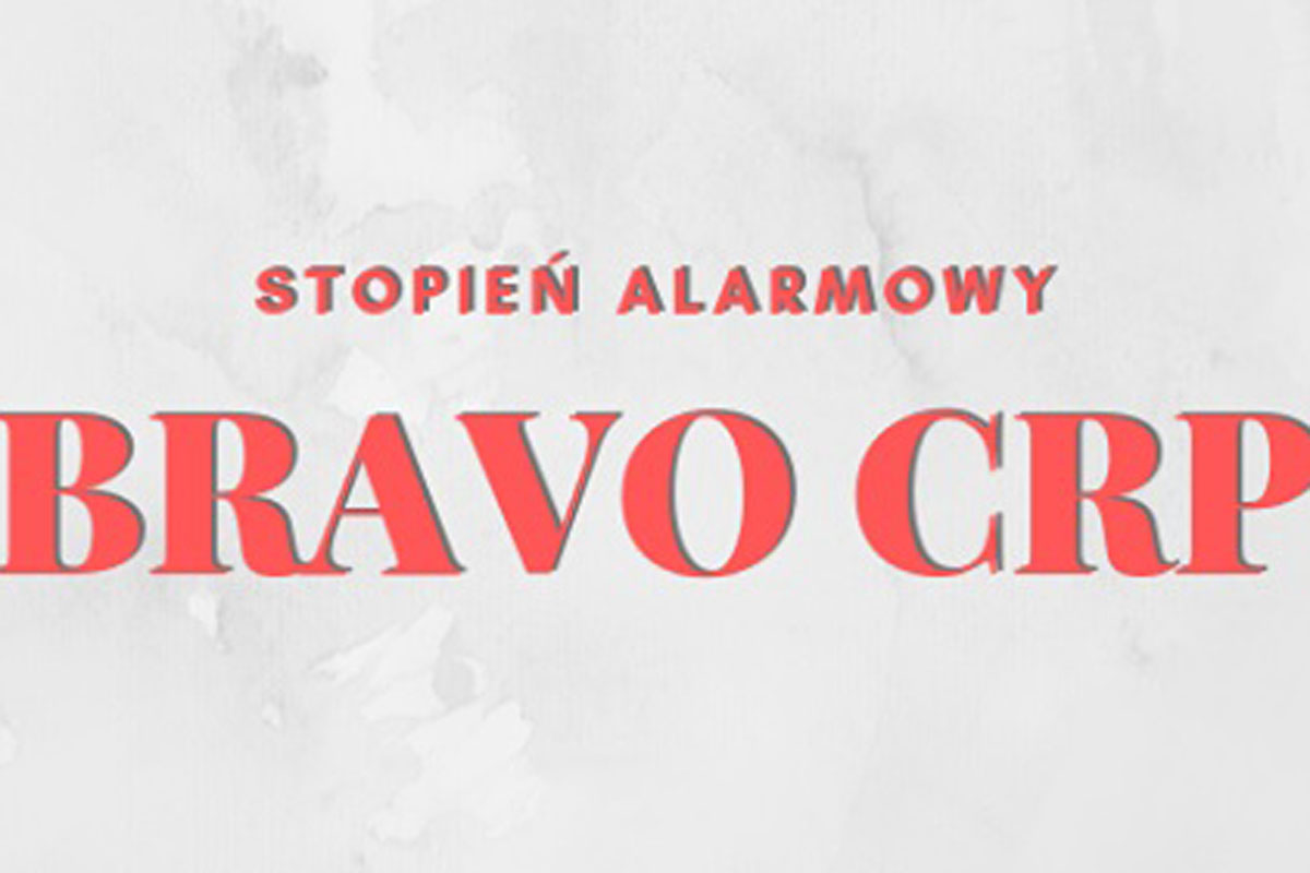 II stopień alarmowy CRP-Bravo