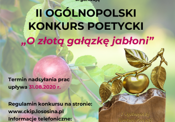 II Ogólnopolski Konkurs Poetycki „O złotą gałązkę jabłoni”